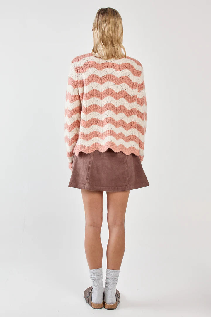 NIKKITA WAVY STRIPE KNIT