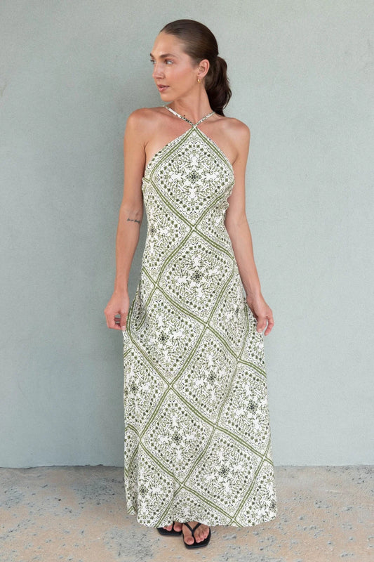 REMI BIAS MIDI DRESS