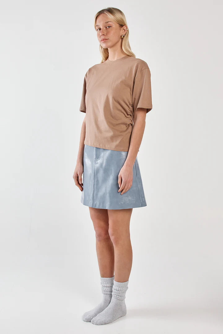 CAMIE GATHERED SEAM TEE