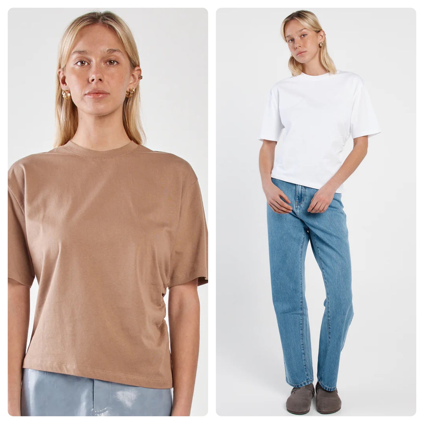 CAMIE GATHERED SEAM TEE