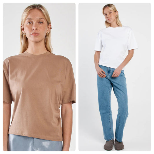 CAMIE GATHERED SEAM TEE
