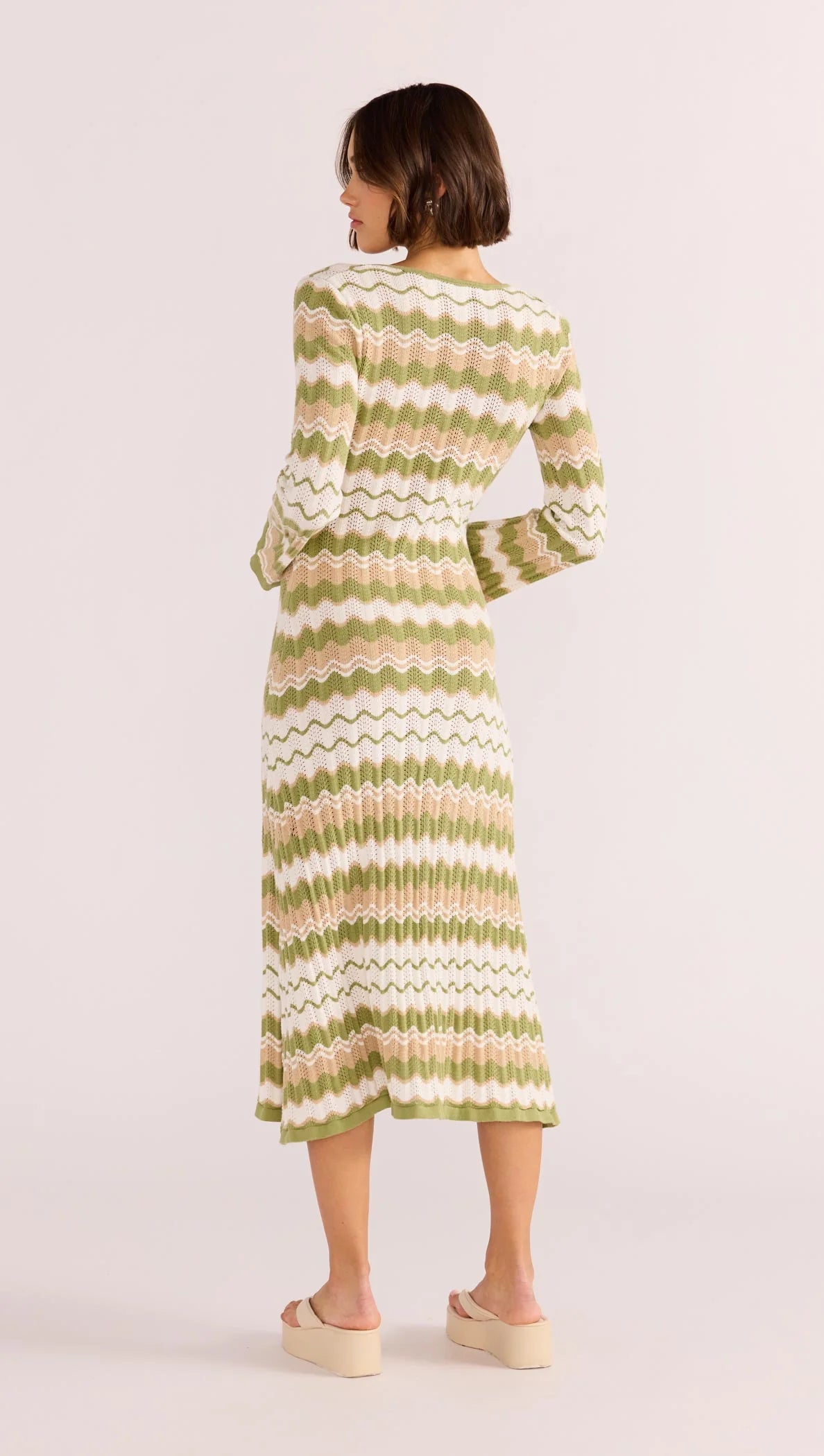 MELODY KNIT MIDI DRESS