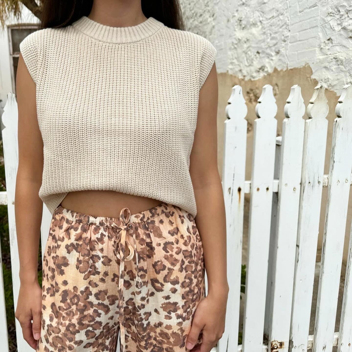 PETRA KNIT TOP white