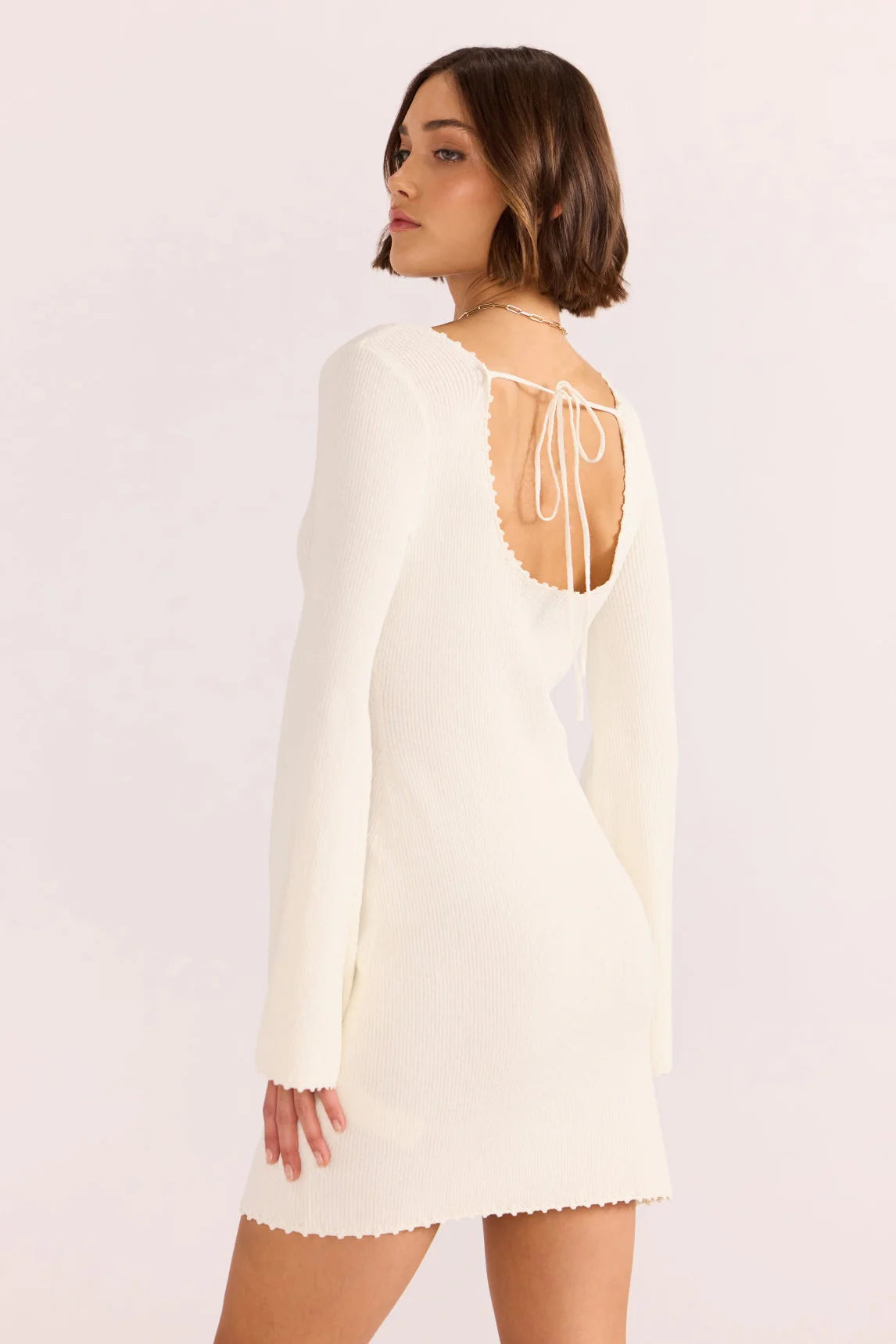 ISLA BOUCLE KNIT MINI DRESS