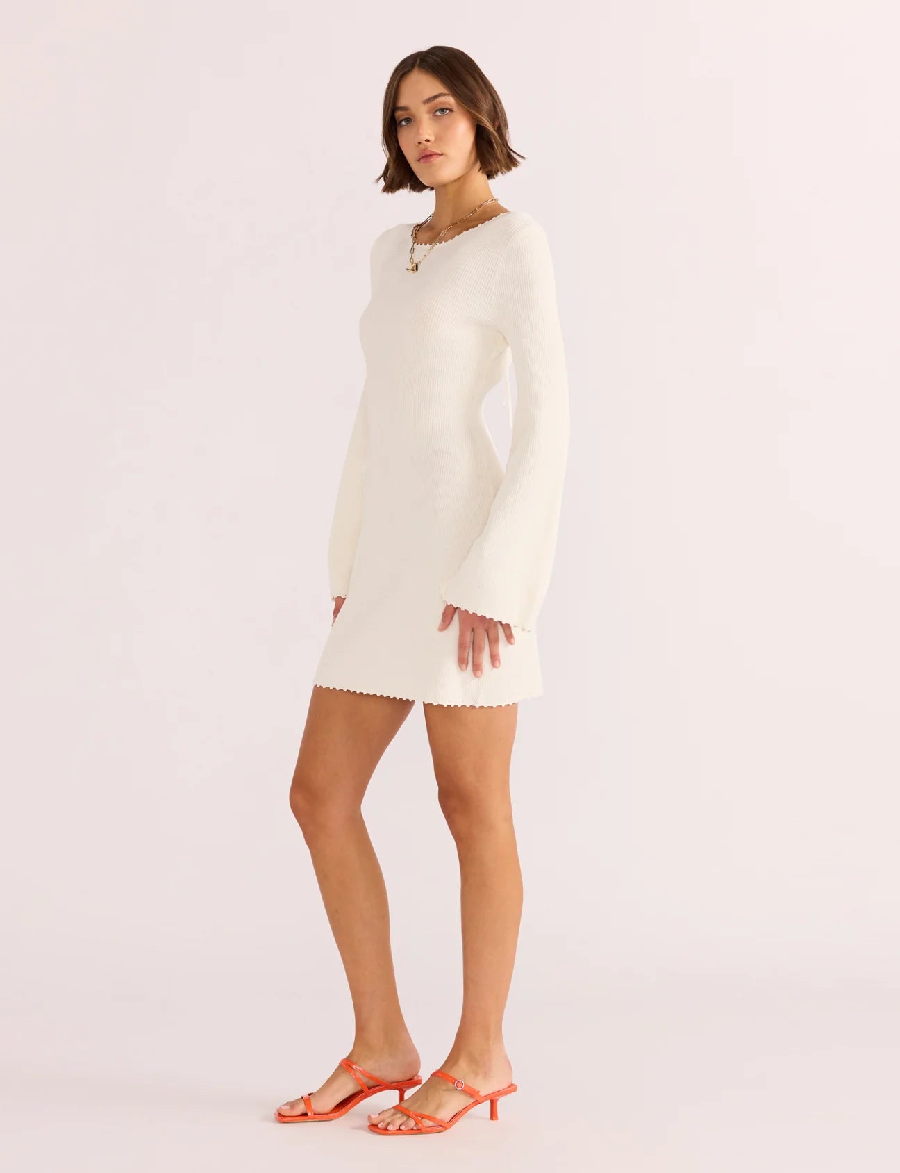 ISLA BOUCLE KNIT MINI DRESS