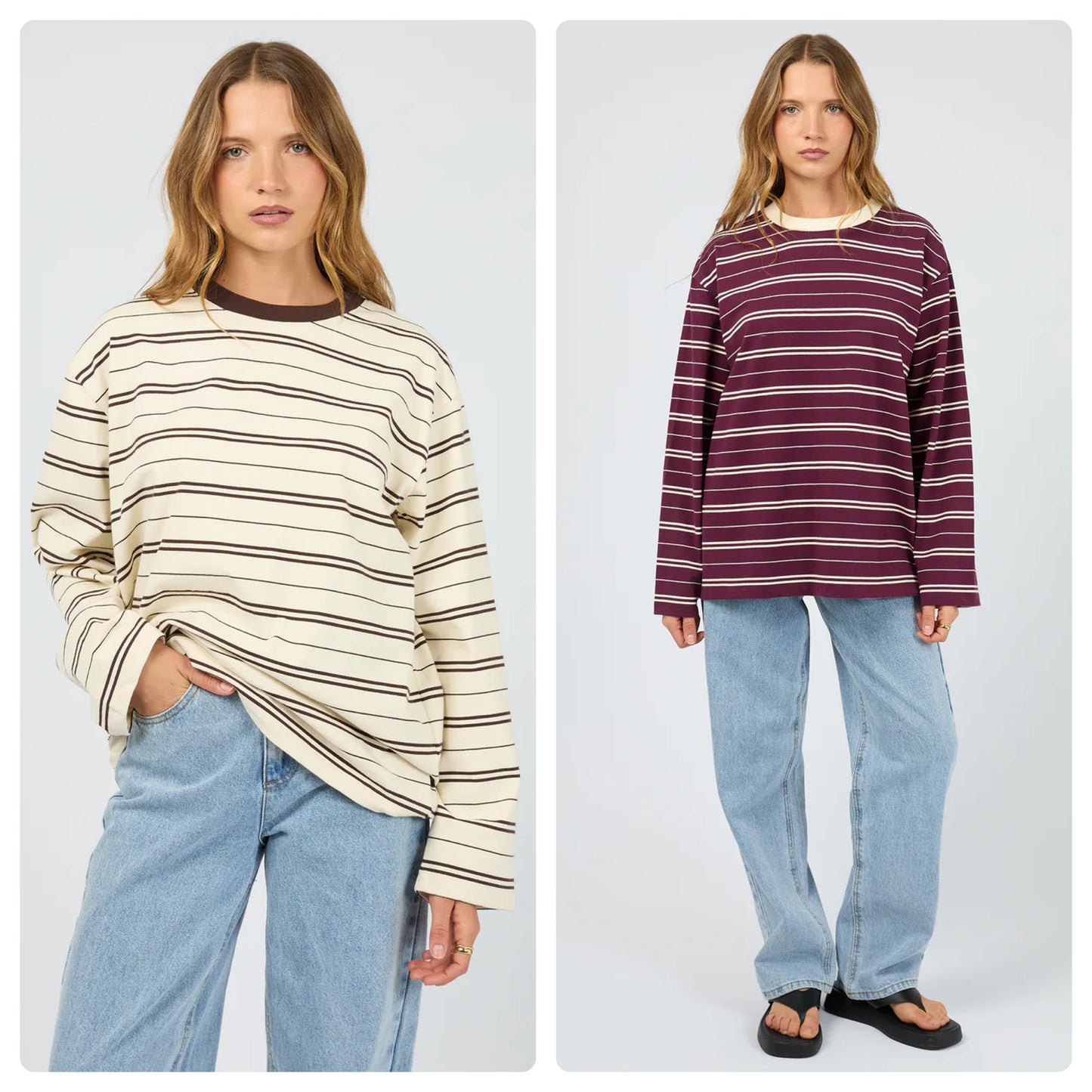STRIPE LONG SLEEVE TEE
