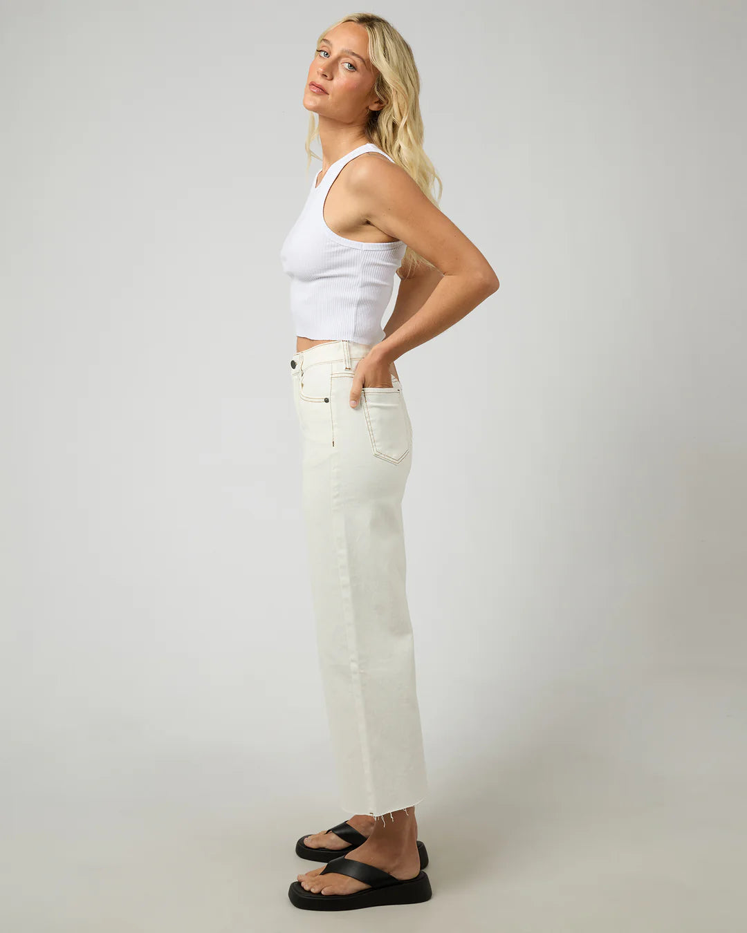 CHARLIE HIGH RISE (VINETAGE WHITE