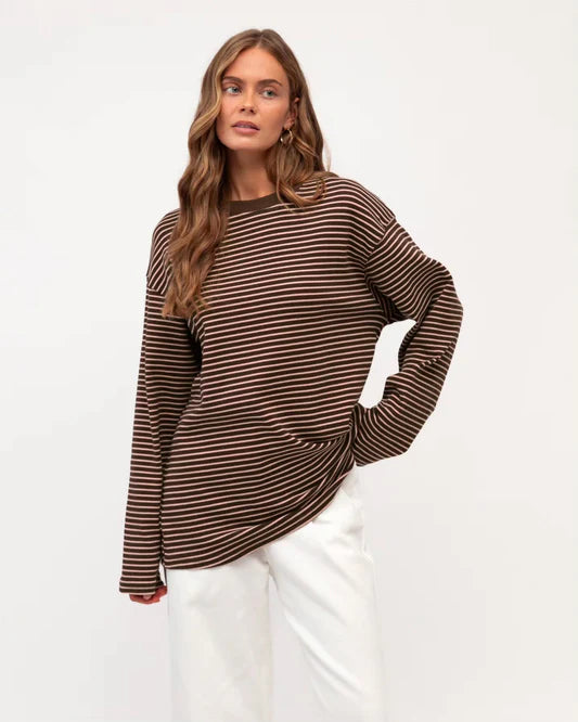 MADDIE STRIPE  LONG SLEEVE