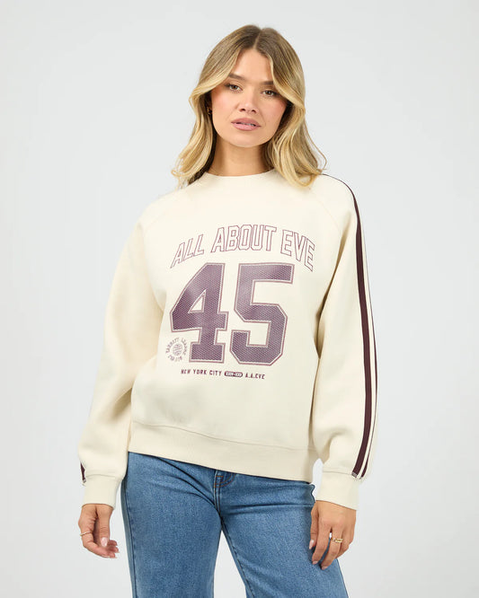 COLLEGE CONTRAST RAGLAN CREW