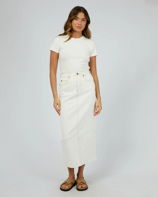 RAY COMFORT MAXI SKIRT