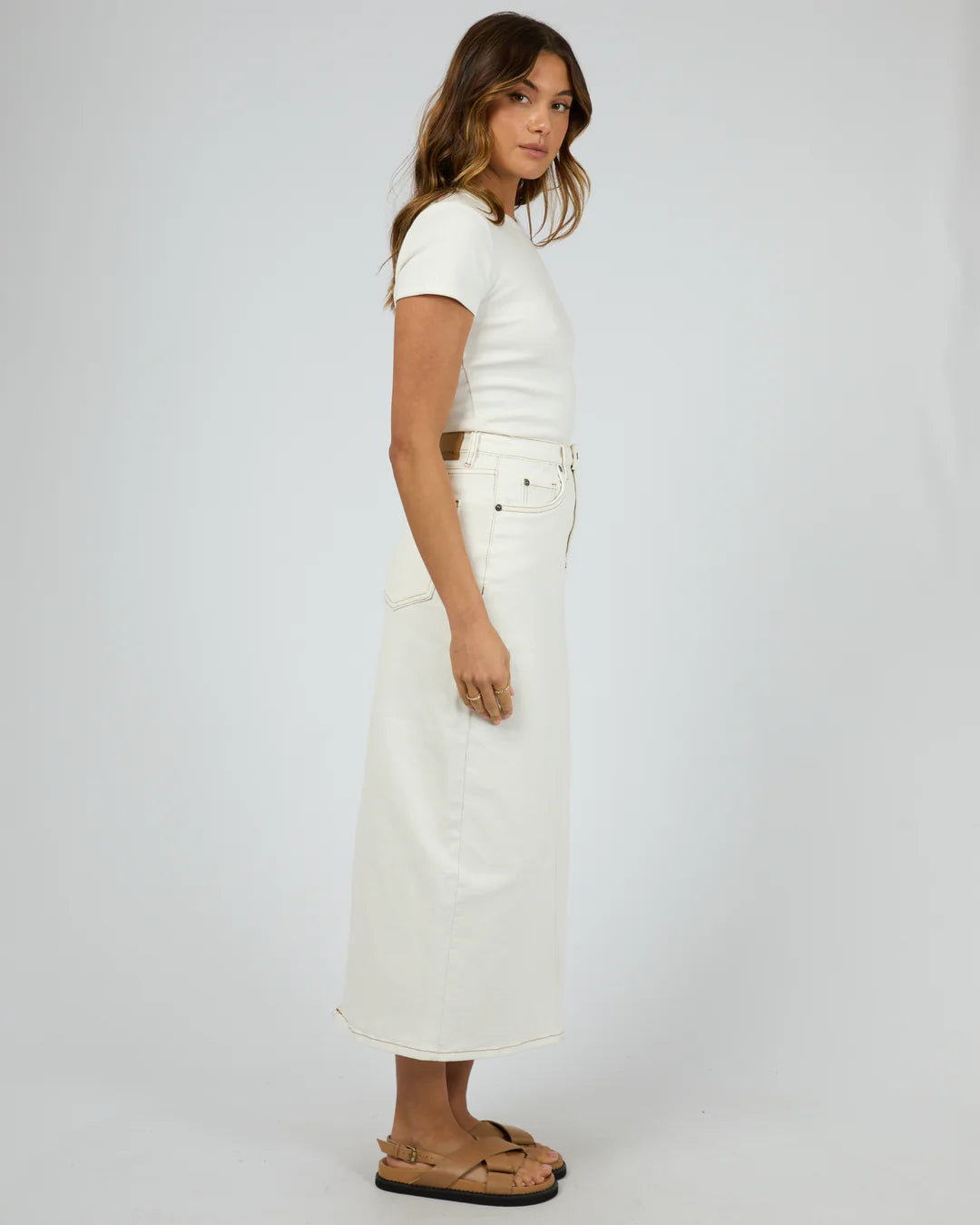 RAY COMFORT MAXI SKIRT