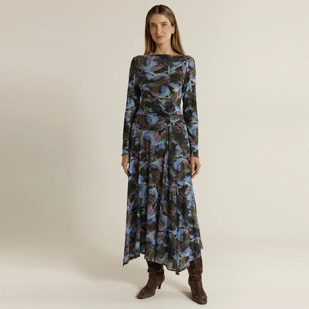 ALIX FIT AND FLARE DRESS