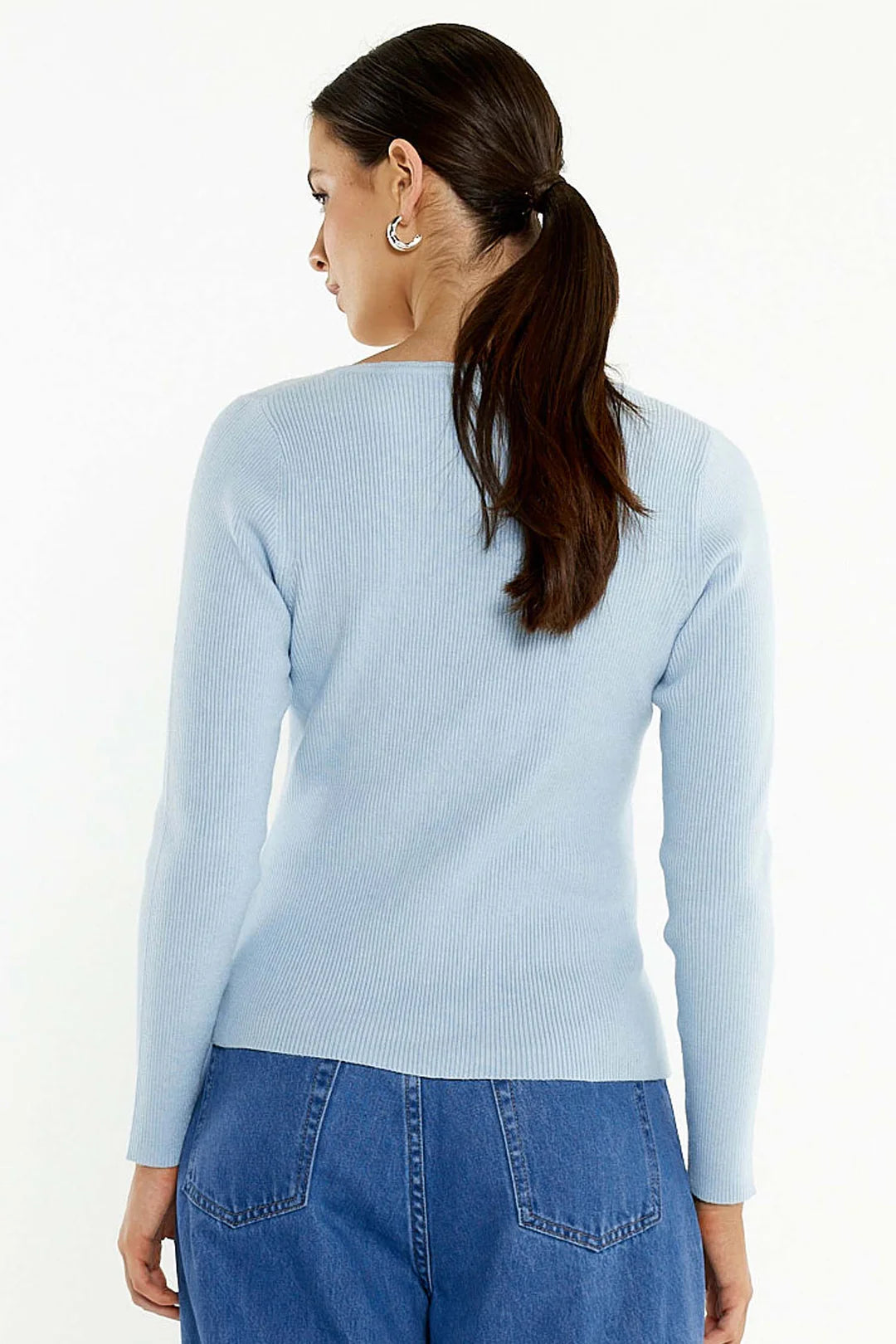 HOPE TRIM KNIT TOP