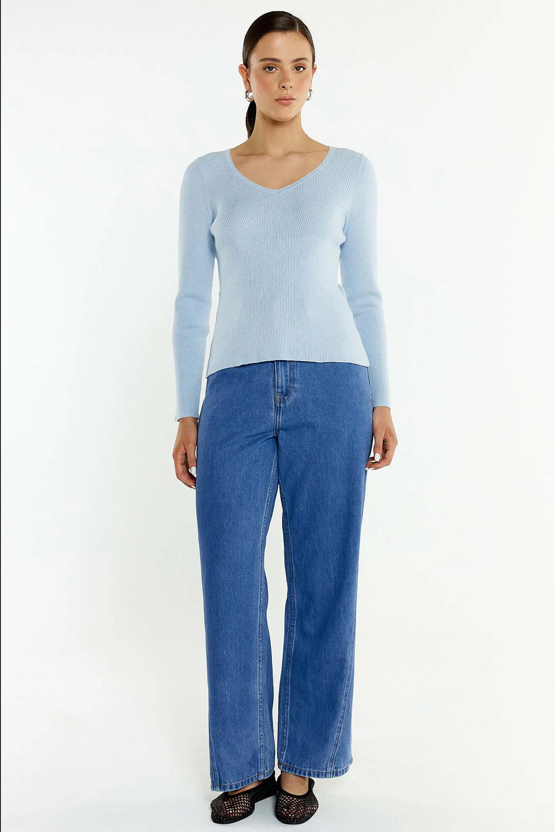 HOPE TRIM KNIT TOP