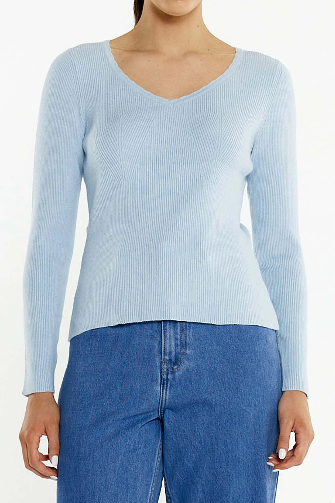 HOPE TRIM KNIT TOP