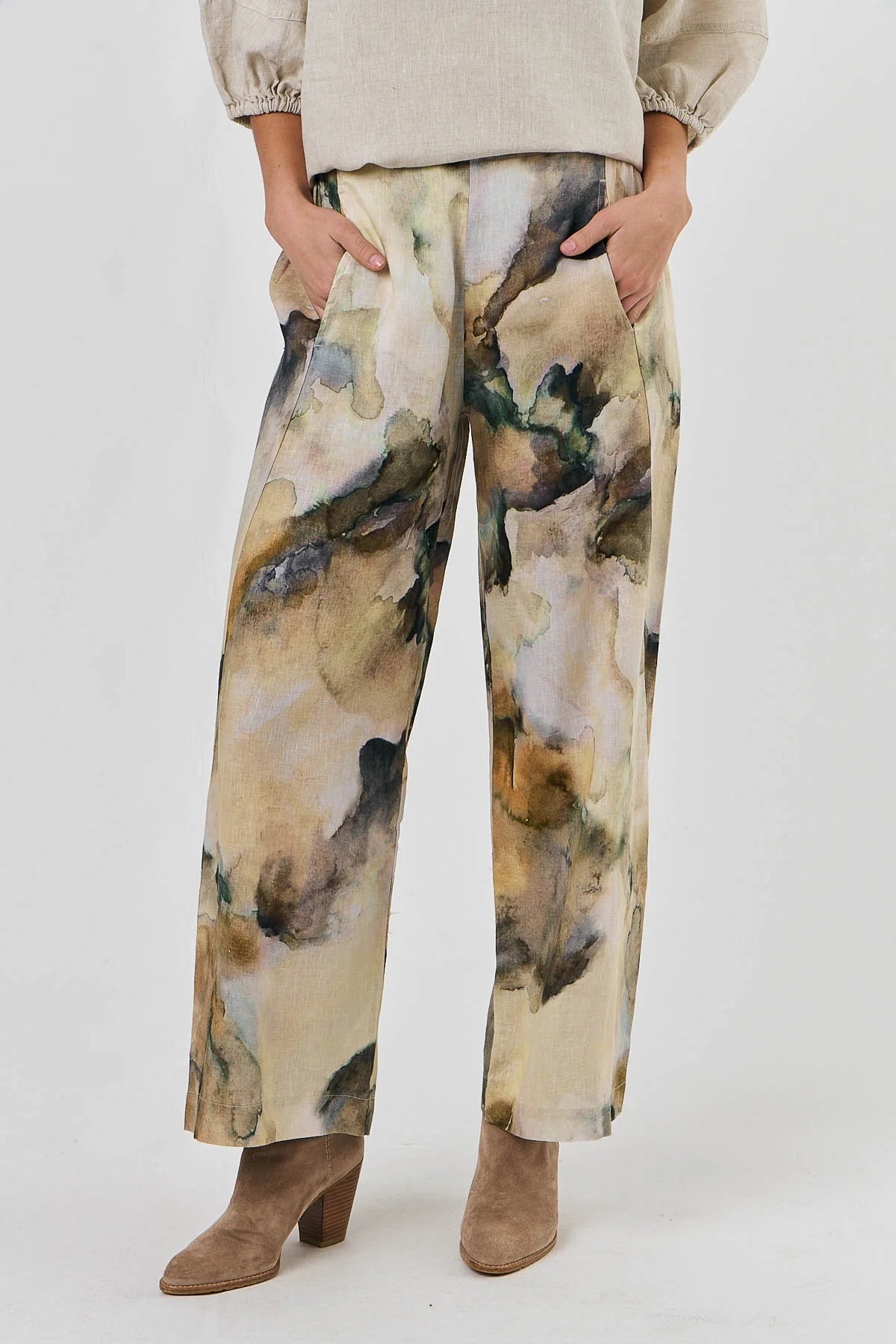 GA398 LINEN PANTS