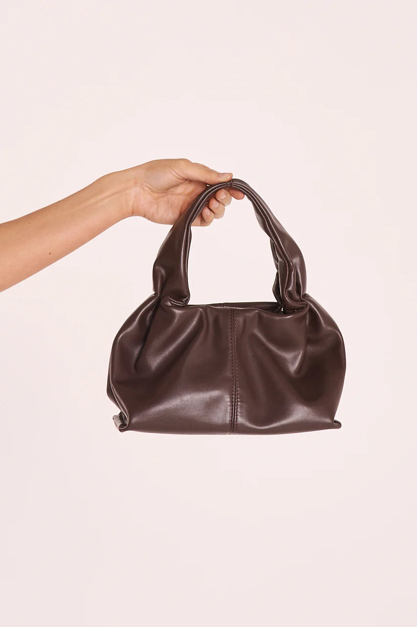 GLORIA HANDLE BAG CHOC