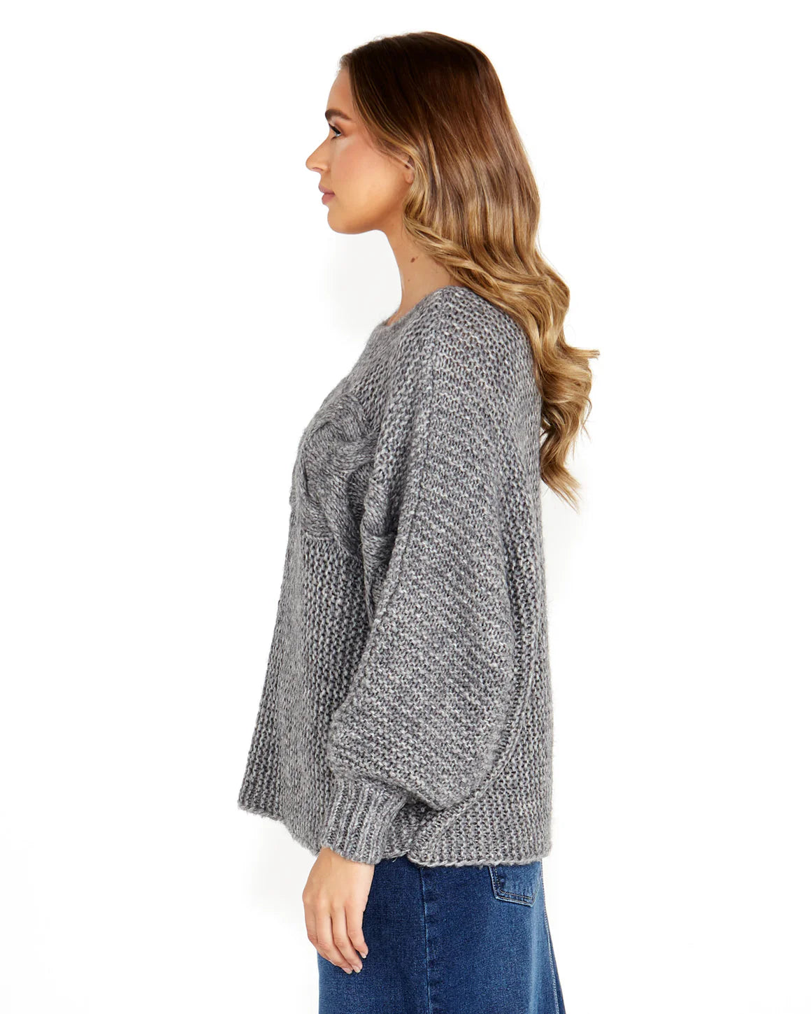 BELINDA CHUNKY CABLE KNIT