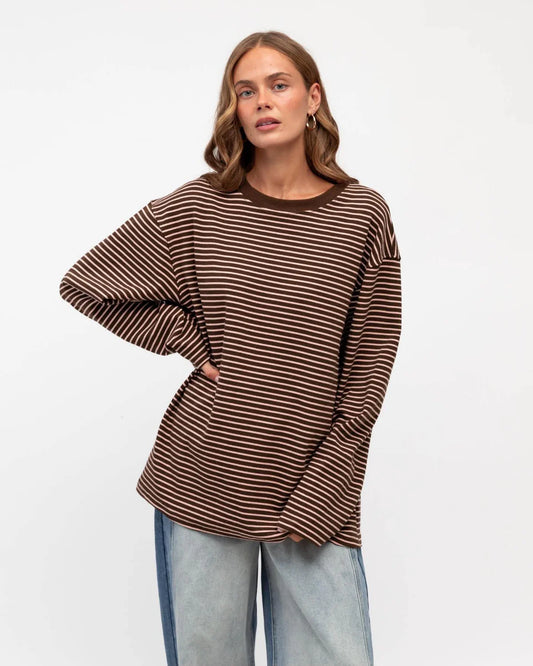MADDIE STRIPE  LONG SLEEVE