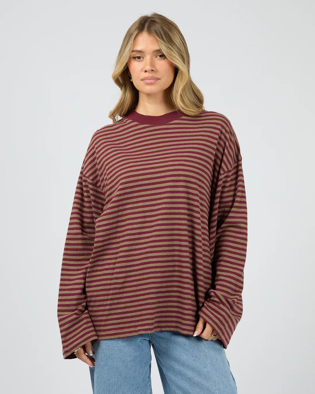 PALOMA LS STRIPE TEE