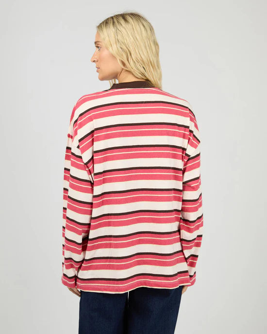 DOLLY LS STRIPE TEE