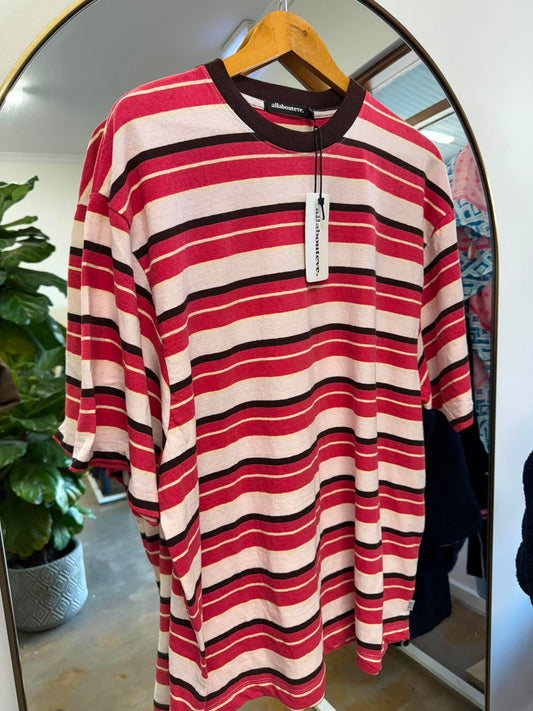 DOLLY OVERSIZED STRIPE TEE