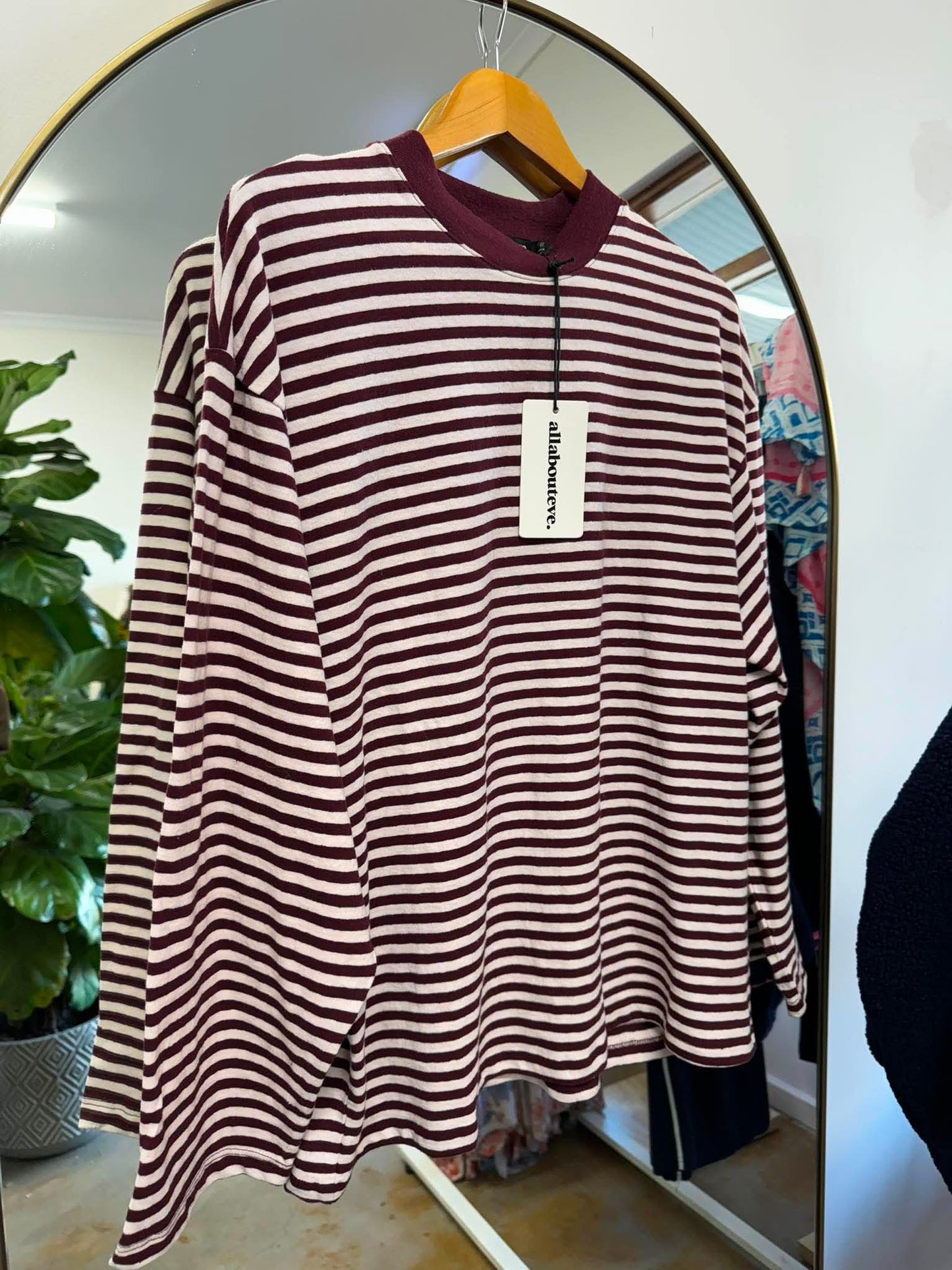 PALOMA LS STRIPE TEE