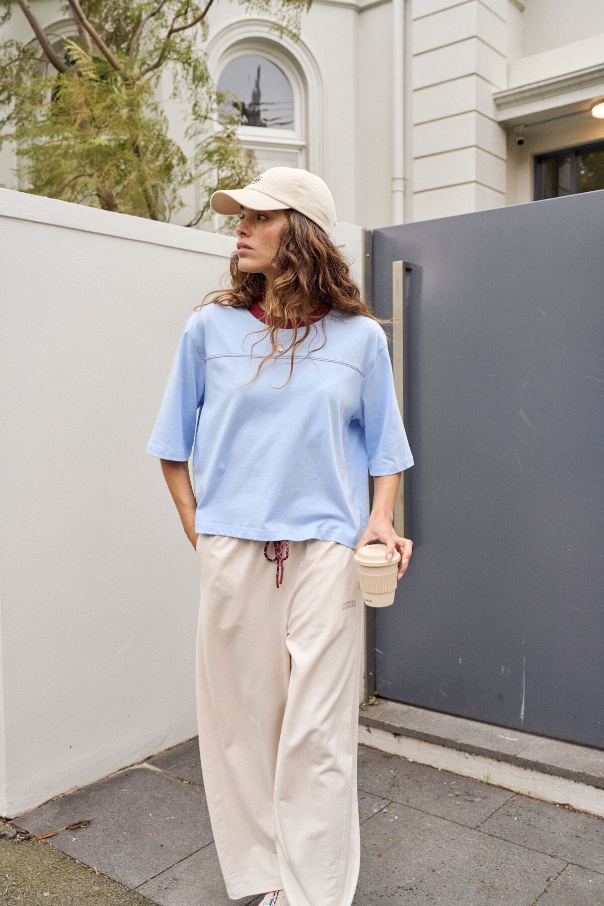 Devon Slouchy Seam Tee