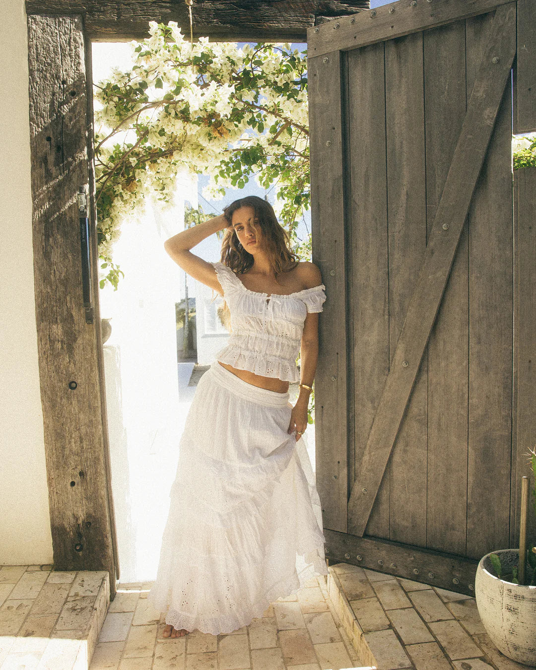 RAIN MAXI SKIRT