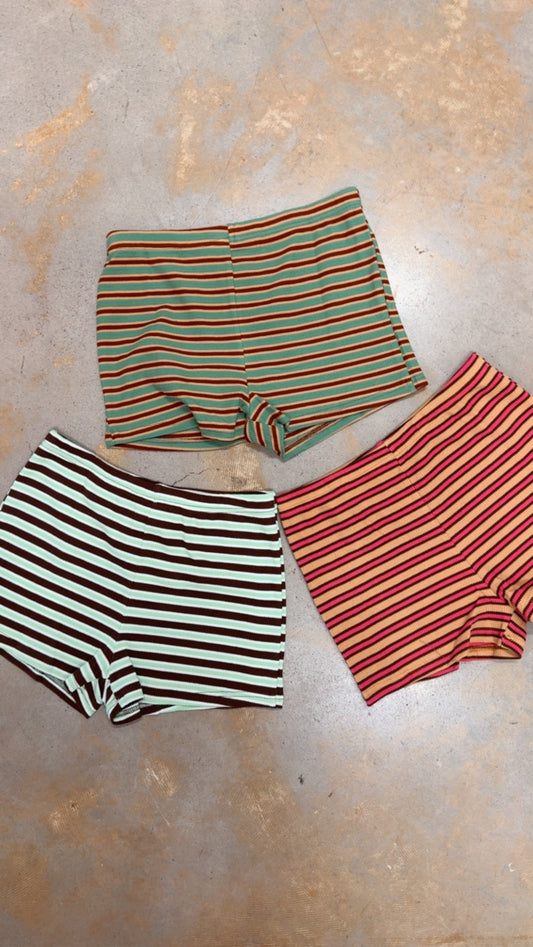 MINI STRIPE SHORTS