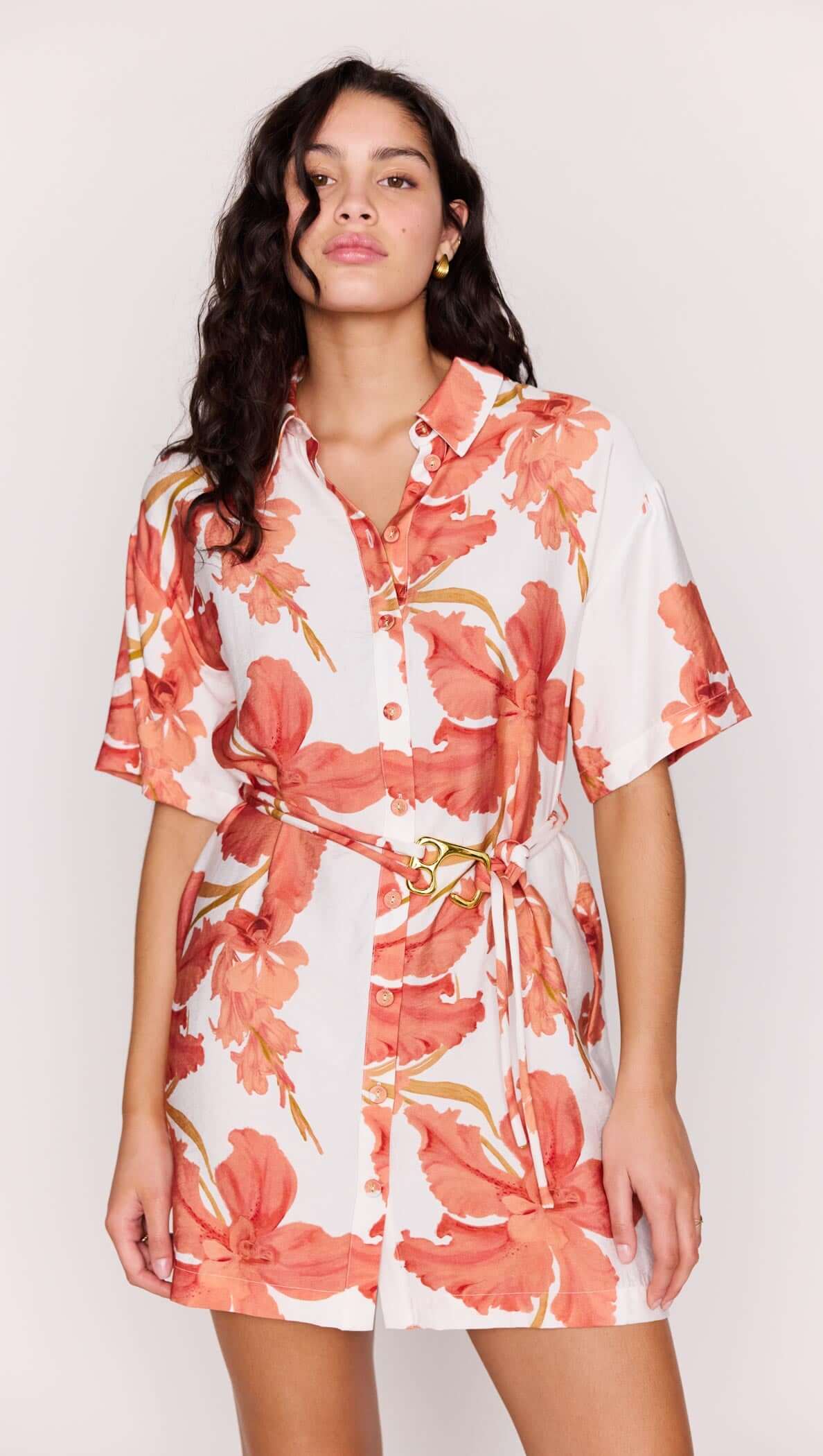 ISLA MINI SHIRT DRESS