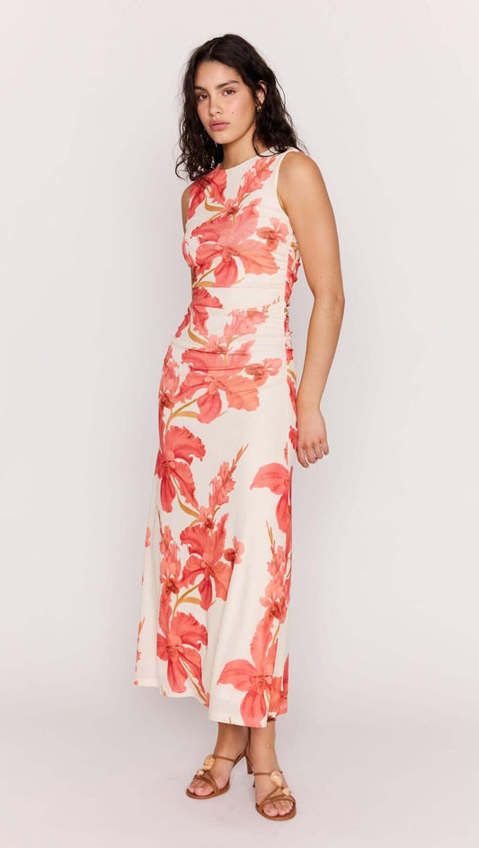 ISLA MESH MIDI DRESS