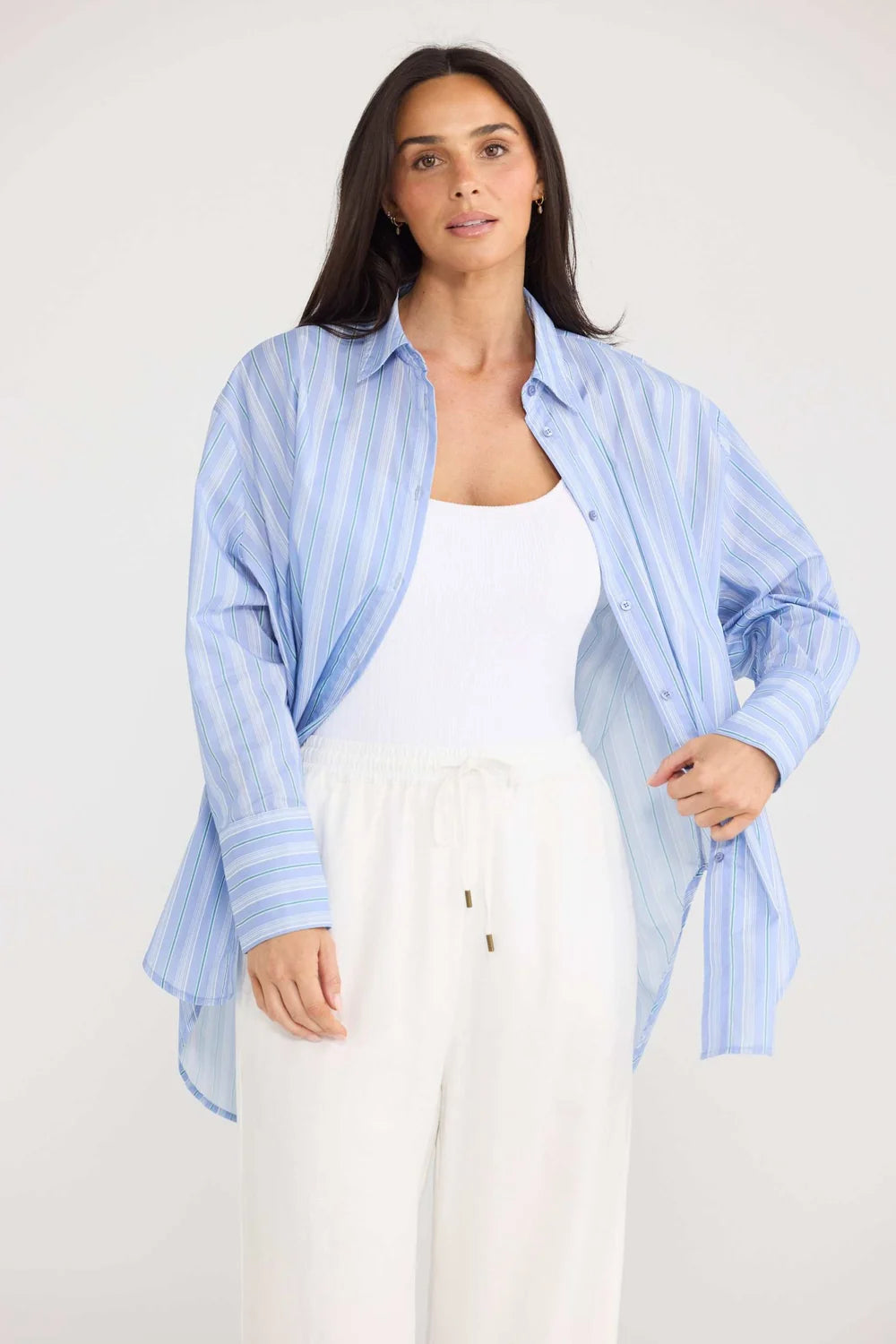 HOMESTEAD SHIRT BLUE STRIPE