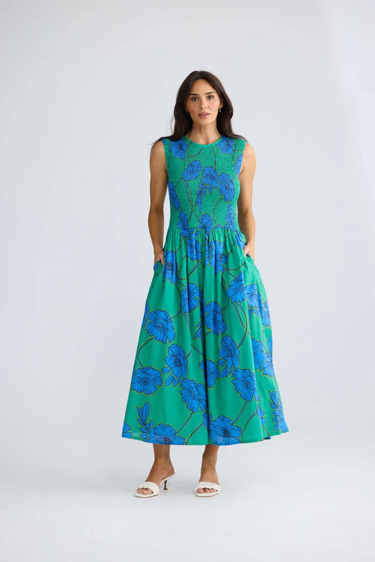 ADDISON DRESS BLOOMSBURY