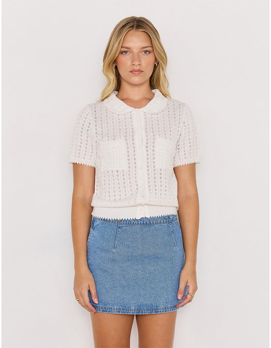 MILES DENIM MINI SKIRT