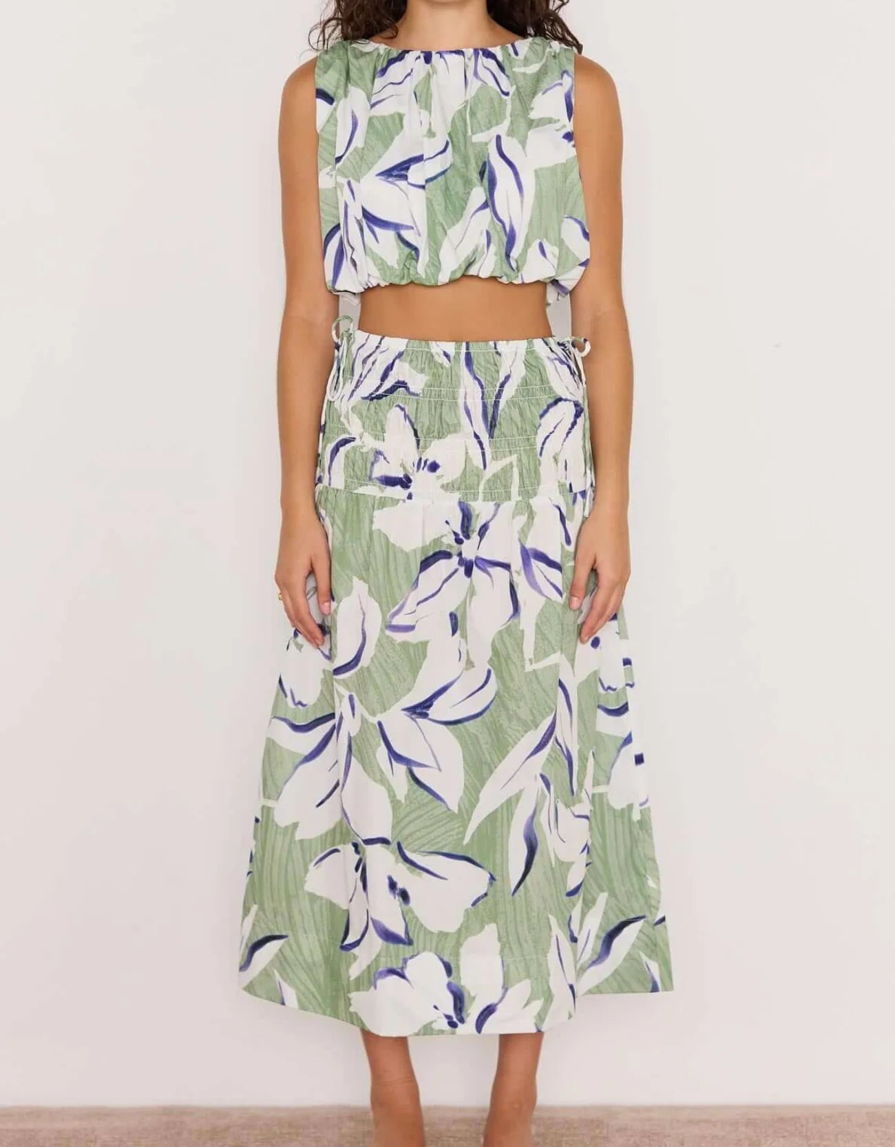 VEDA MIDI SKIRT