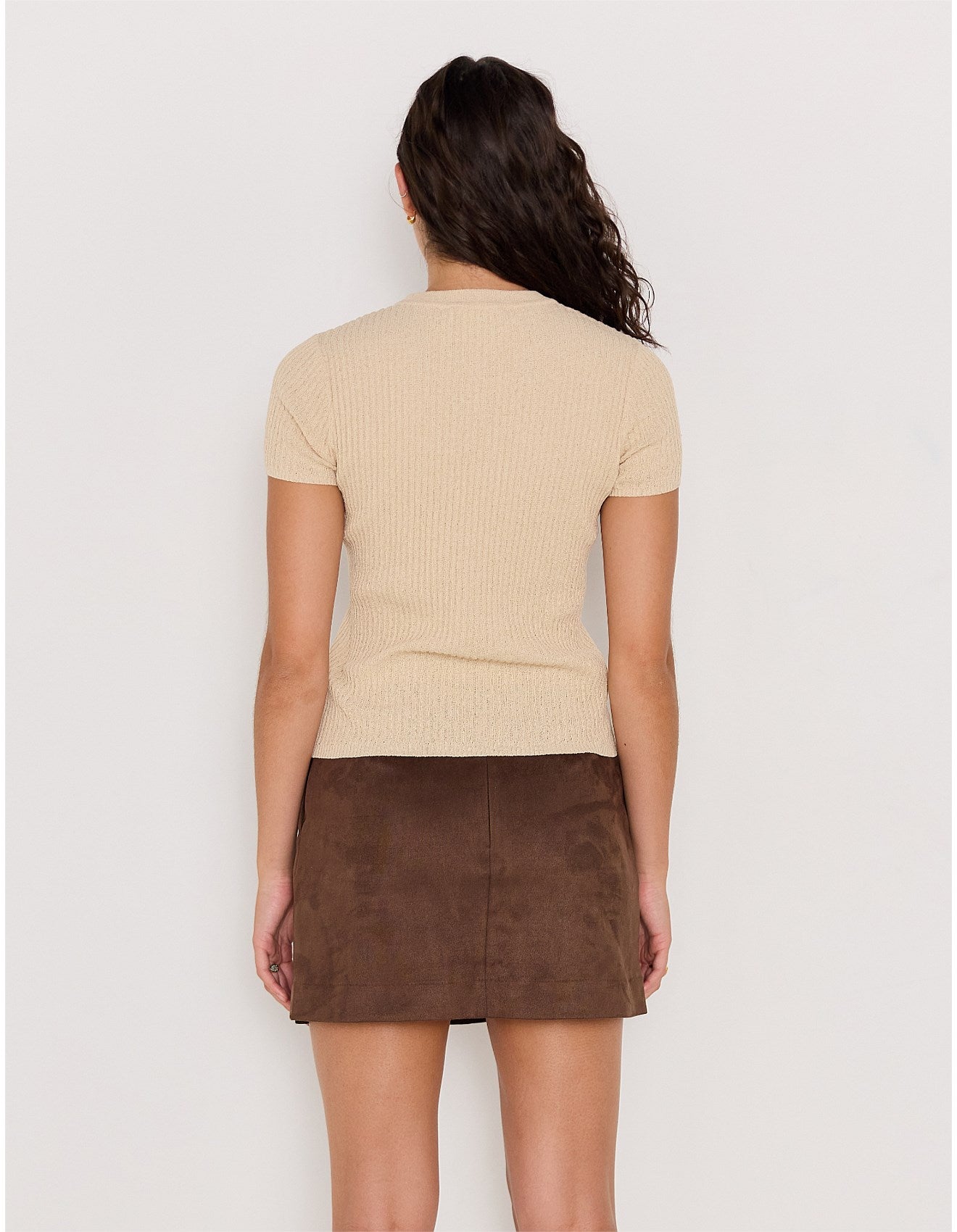 APOLLO KNIT TEE BEIGE