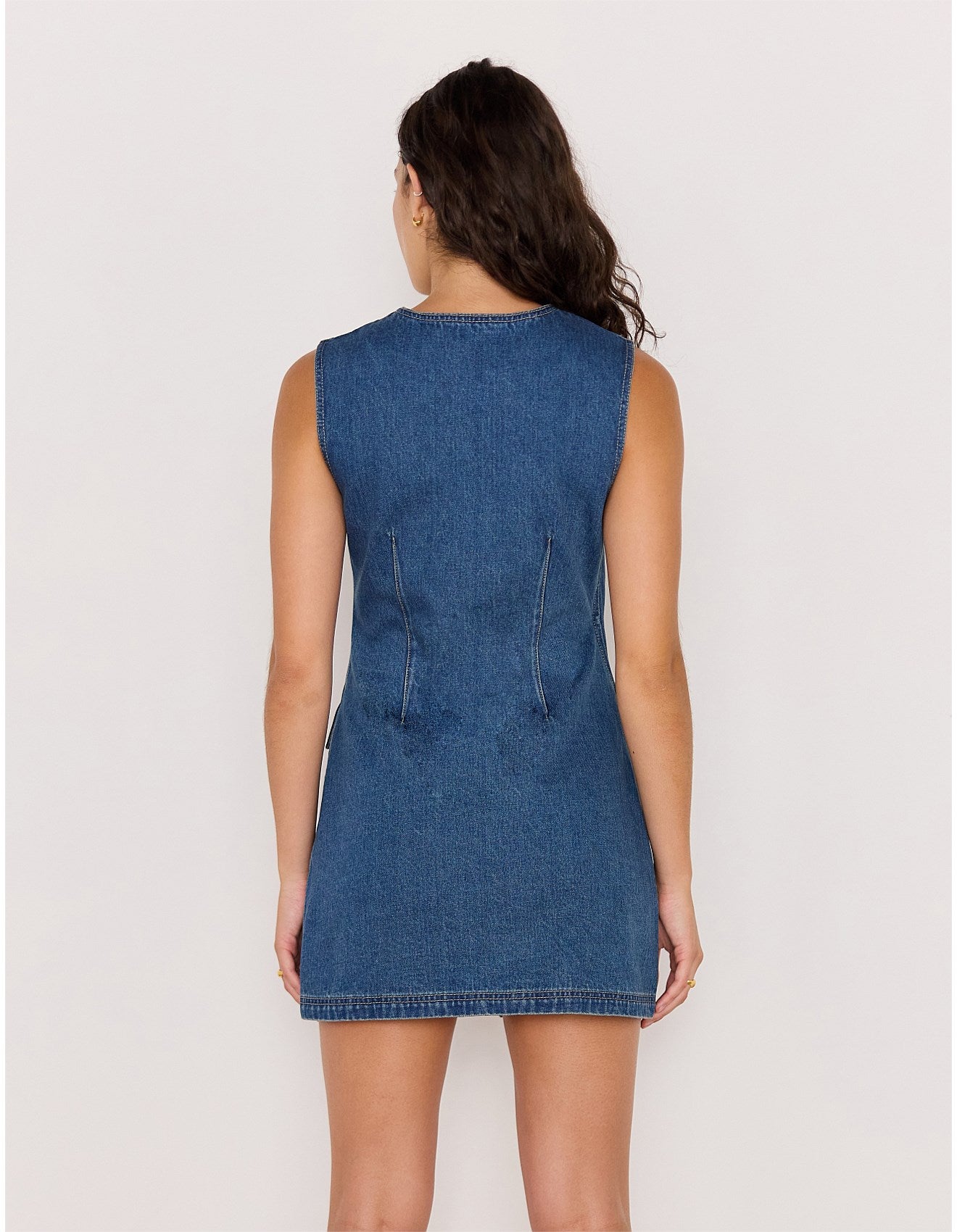 NORA DENIM WRAP DRESS
