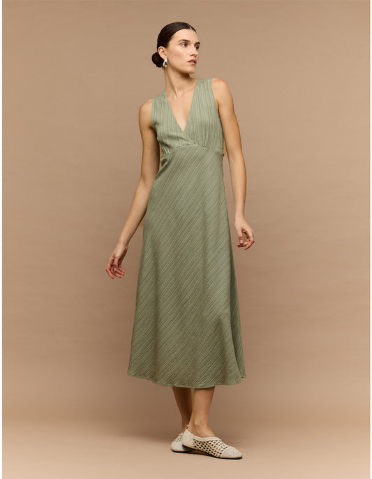 AMIRA BIAS MIDI DRESS