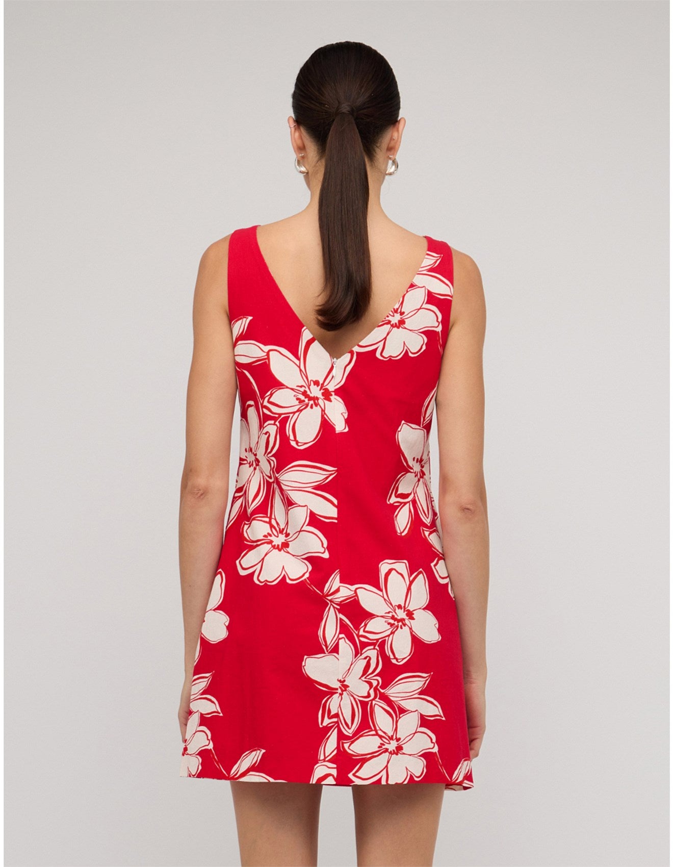 ELARA MINI DRESS RED