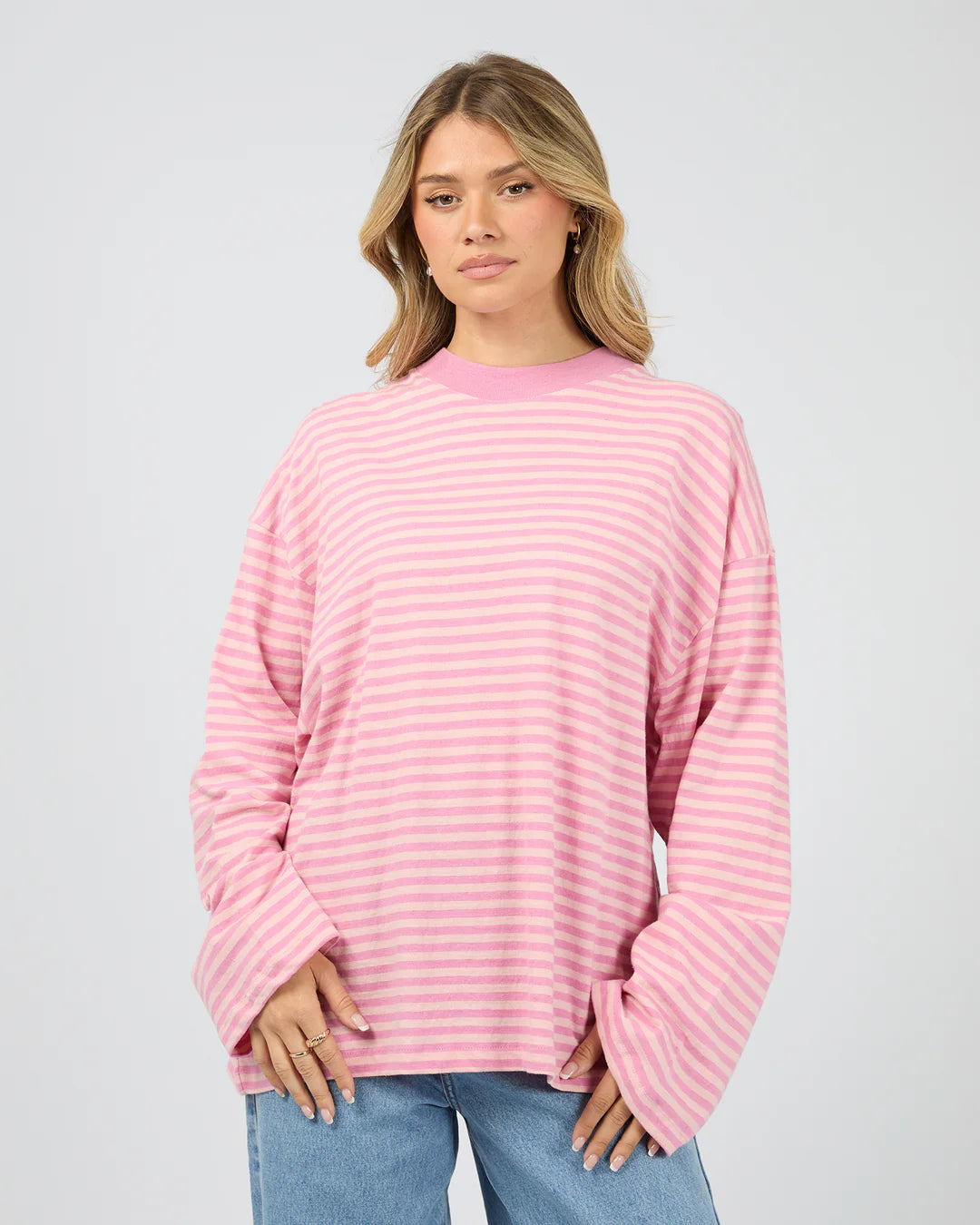 PALOMA LS STRIPE TEE