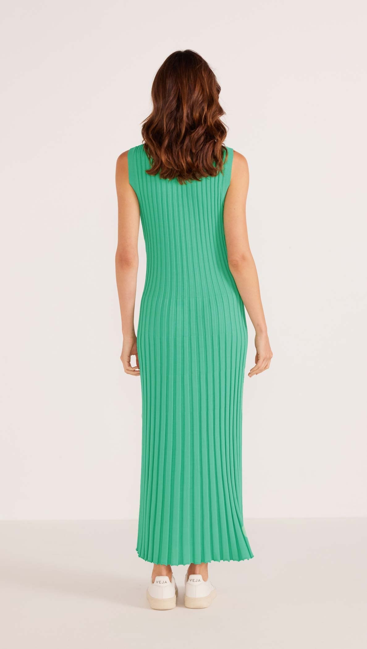 LORI RIB KNIT MIDI DRESS