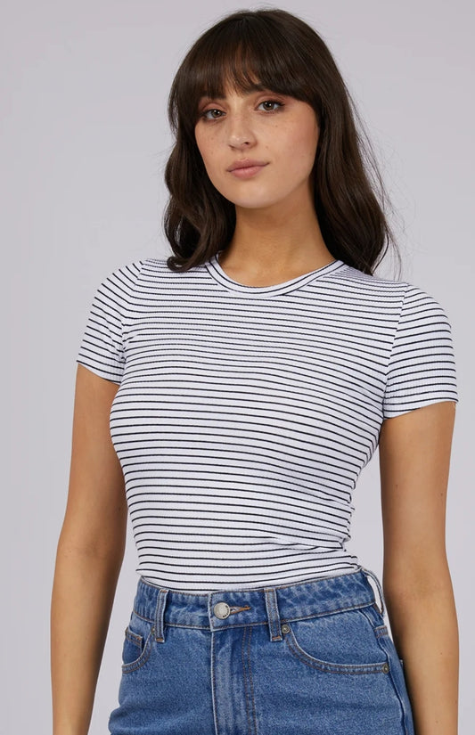 eve rib stripe tee