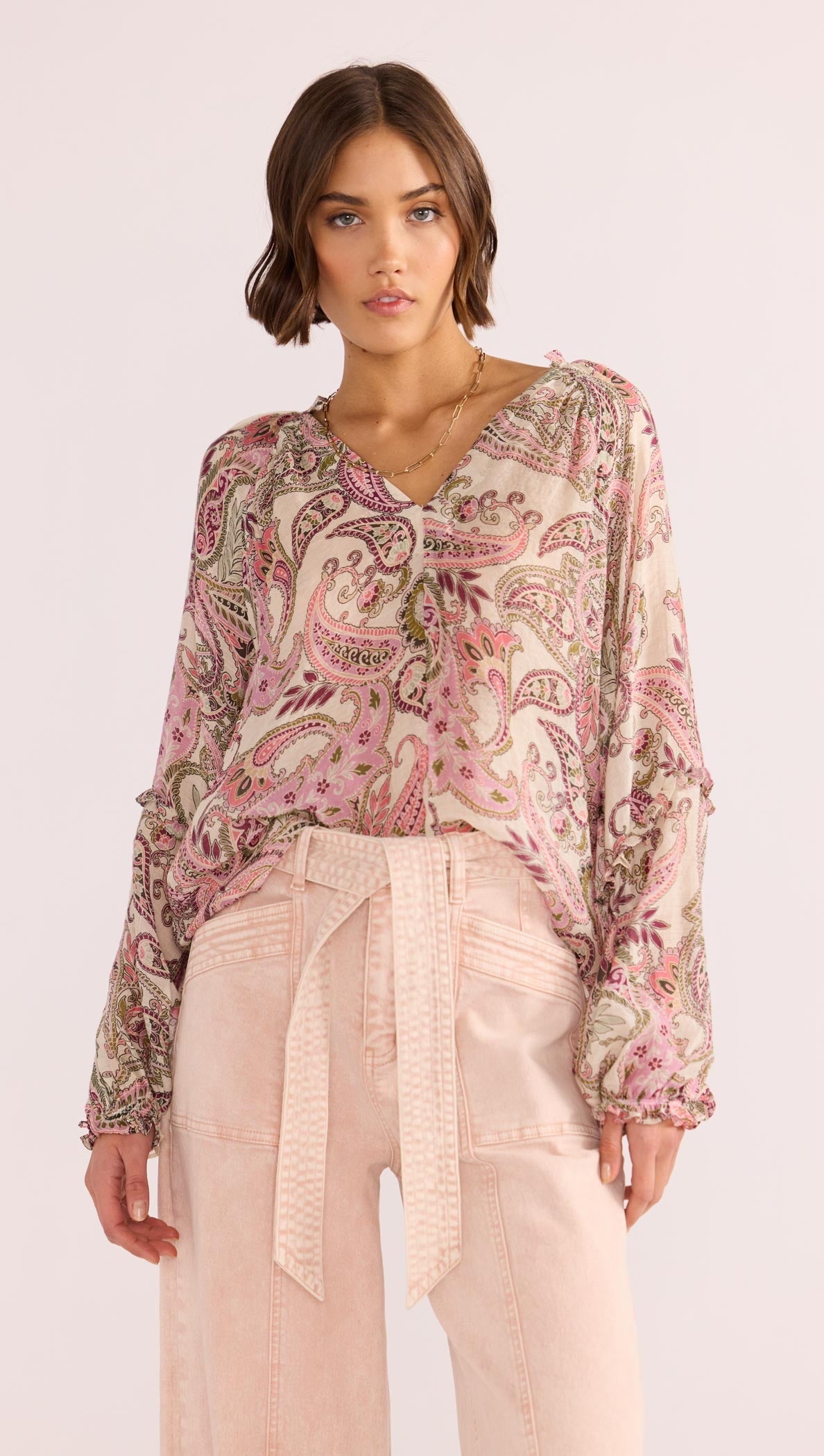 CADENCE LONG SLEEVE BLOUSE