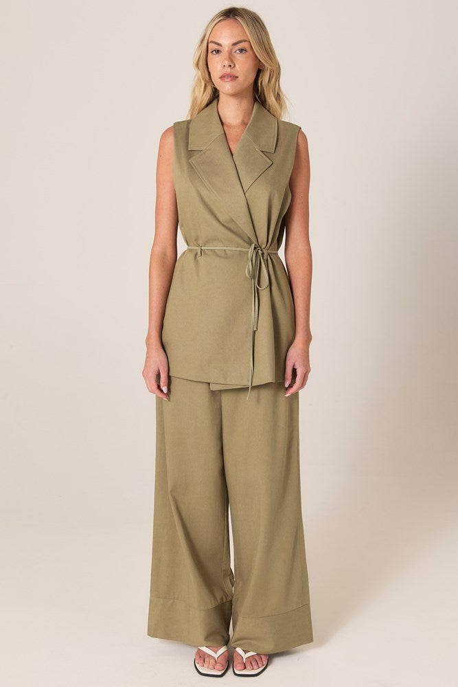ZEPHYR WRAP VEST WITH BELT