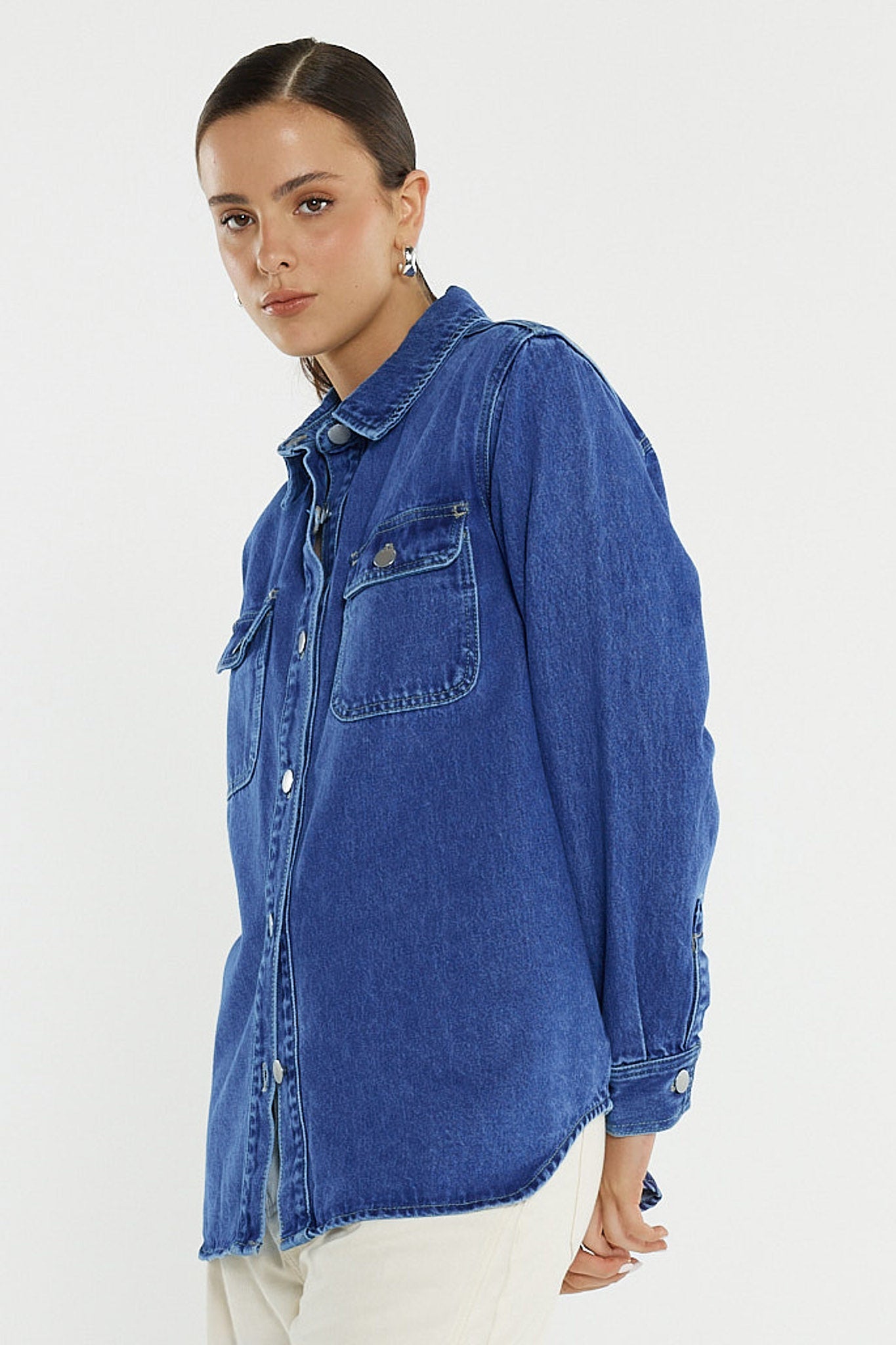AVELINE DENIM SHIRT