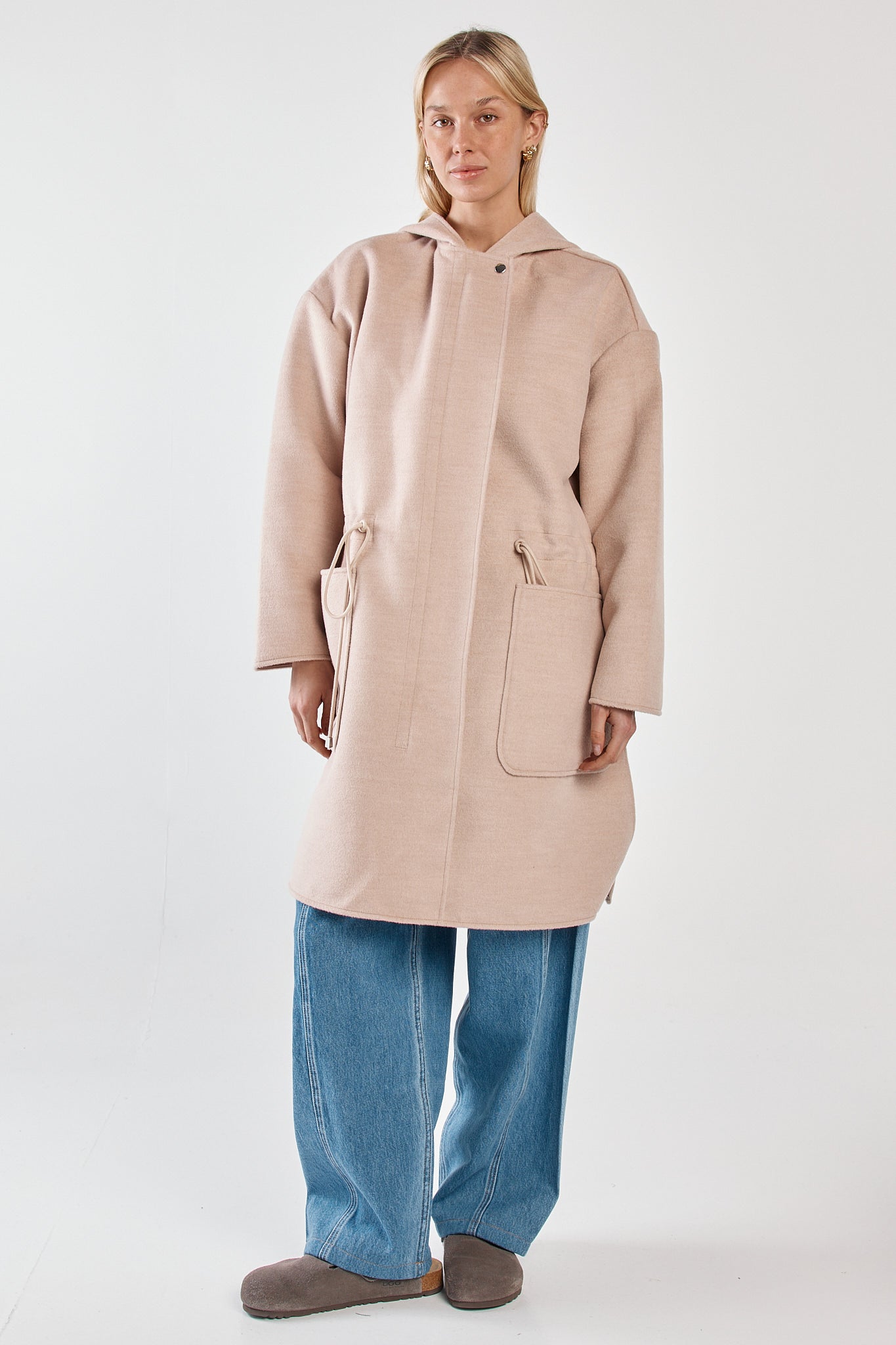 MAXI HOODED COAT