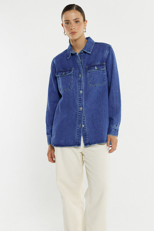 AVELINE DENIM SHIRT