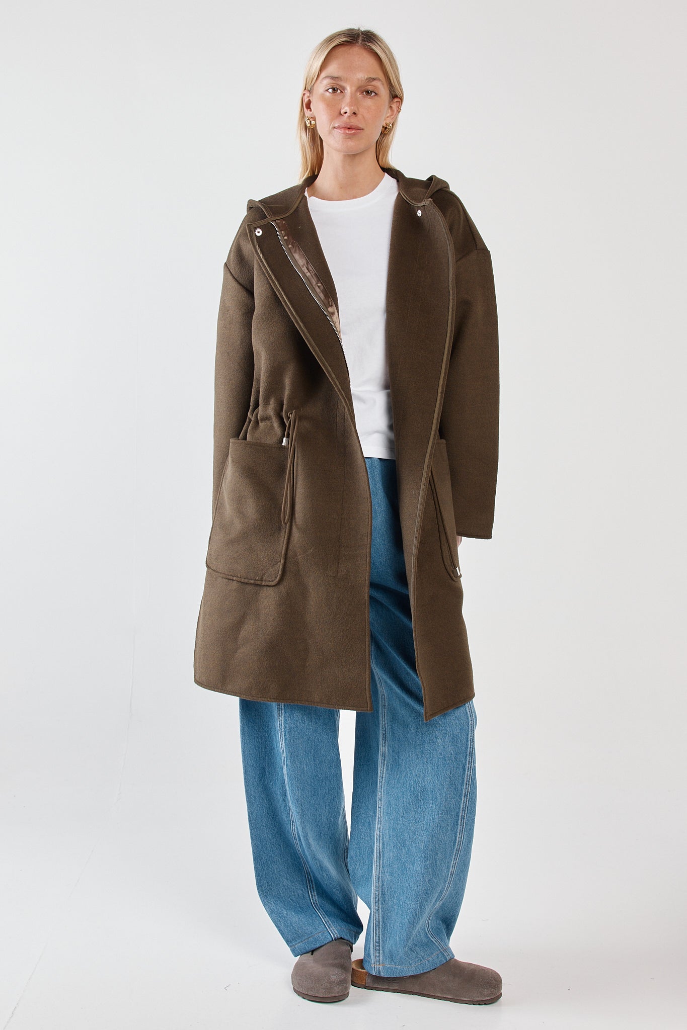 MAXI HOODED COAT