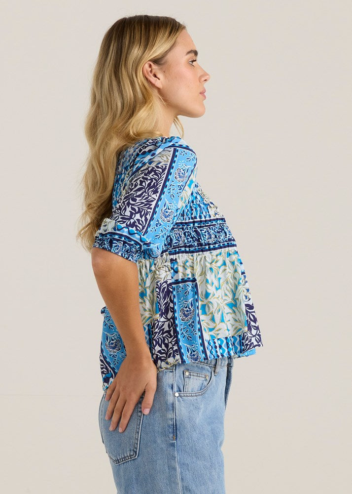ISRA PEPLUM BLOUSE